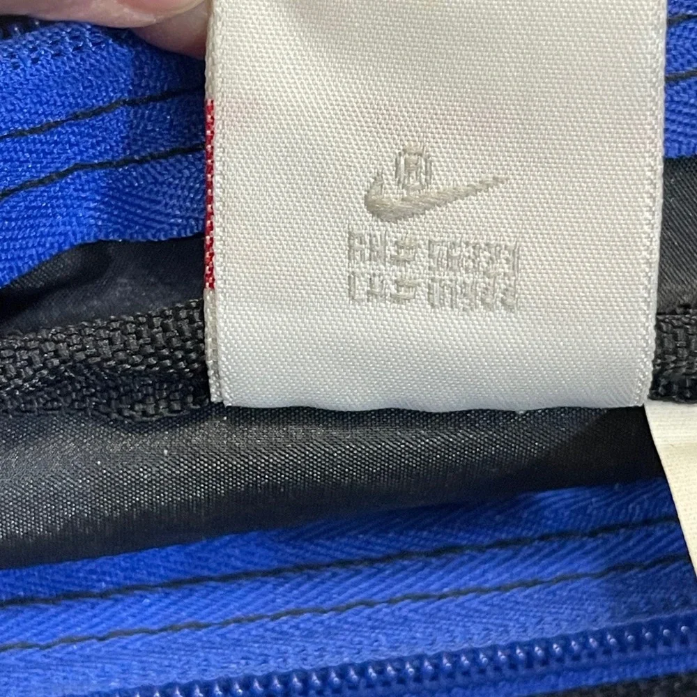Nike F3-12-03-BTH Black/Blue‎ Vintage Court Tennis Duffel Bag 100% Nylon Gym Bag